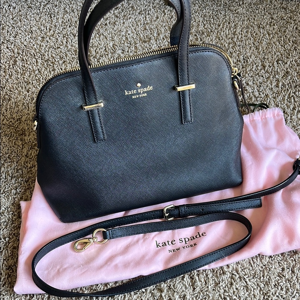 Kate Spade Black Leather Handbag
